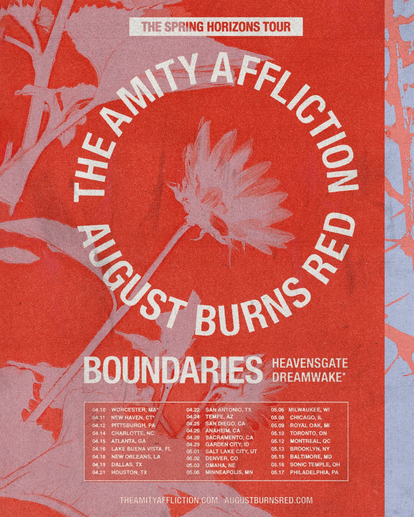 Heavensgate The Spring Horizons Tour Poster 2026